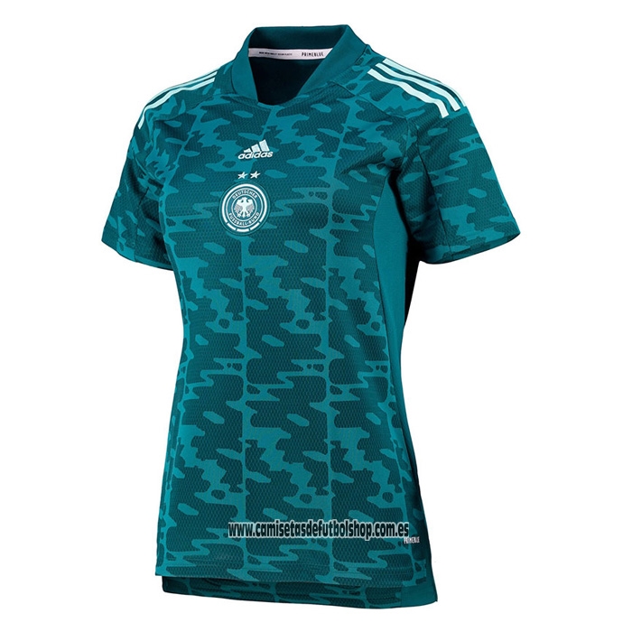 Segunda Camiseta Alemania Euro Mujer 2022